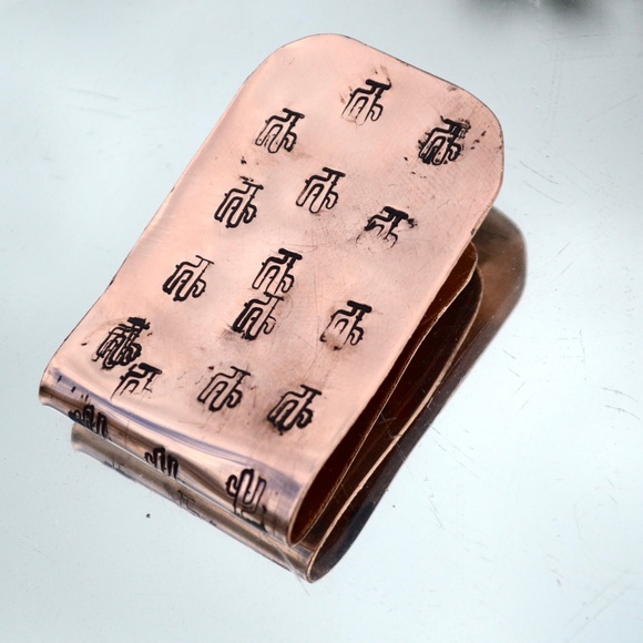 Saguaro Cactus Arizona Money Clip Solid Copper Men Gift Usher Southwestern - Picture 8 of 8